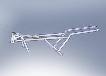 Frédéric P. a saisi le cadre pour disposer des encombrements utiles aux différents assemblages moteur, contrôleur, batterie ...